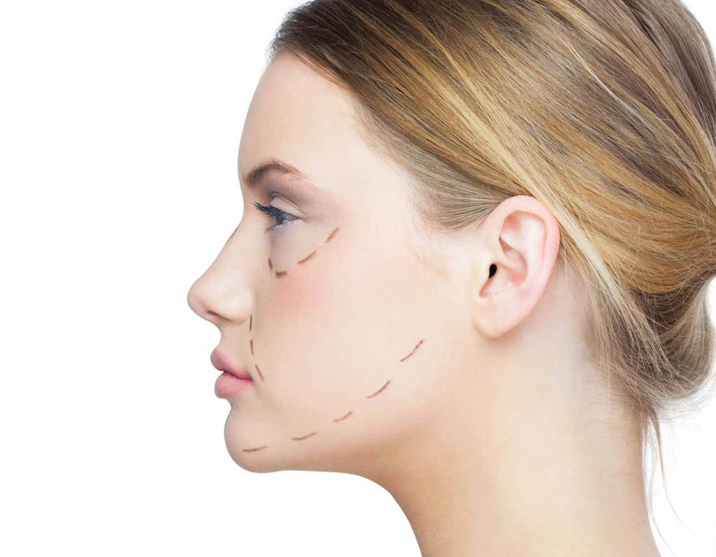 beauty concept skin aging. anti-aging procedures, rejuvenation,