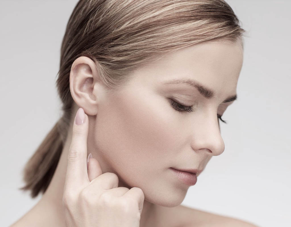 beauty concept skin aging. anti-aging procedures, rejuvenation,